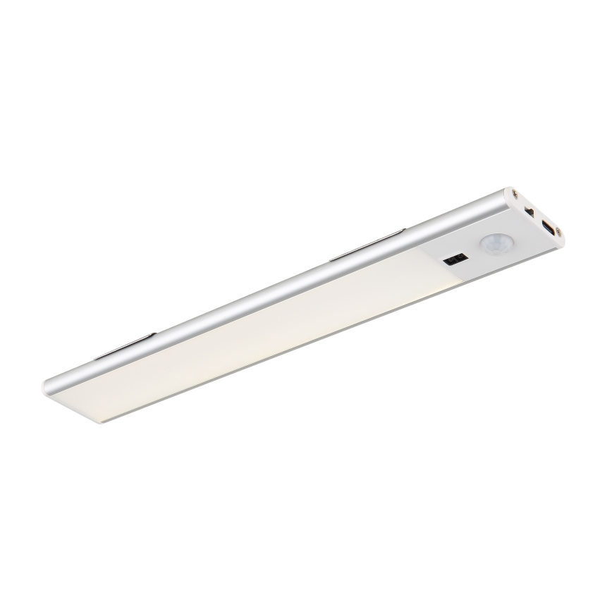 Globo - Luz LED recargable regulable para debajo de armarios de cocina 1,4 W/5 V 1100 mAh 24 cm